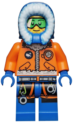 Arctic Explorer, Male with Green Goggles (cty0493)
