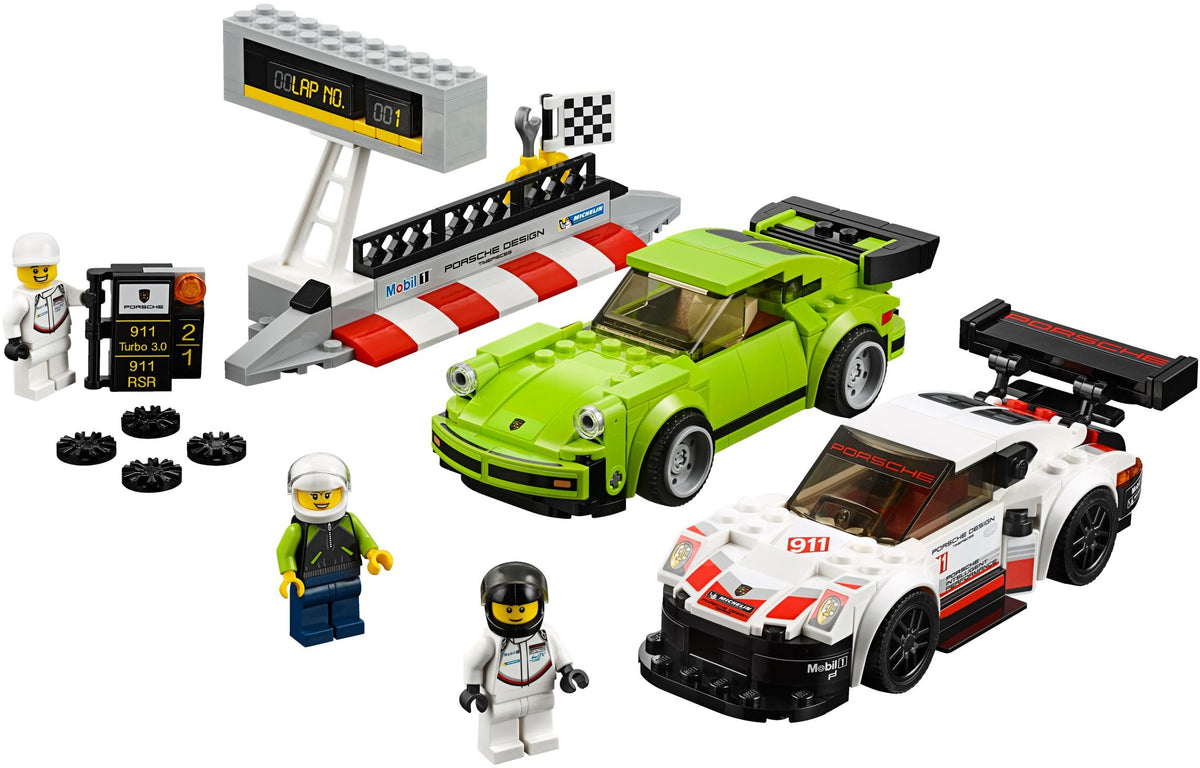 75888 Porsche 911 RSR and 911 Turbo 3.0 (Retired) LEGO Speed Champions