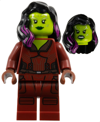 Gamora - Dark Red Printed Legs (sh0976)