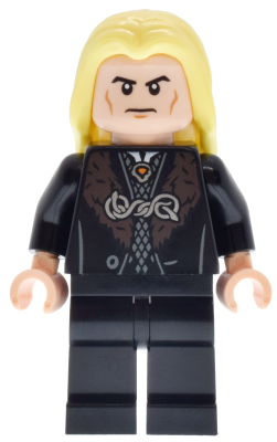 Lucius Malfoy - Black Robe, Bright Light Yellow Hair, Plain Legs (hp501)