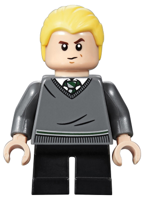 Draco Malfoy - Slytherin Sweater, Black Short Legs (hp148)
