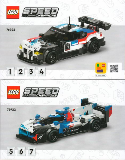 76922 BMW M4 GT3 & BMW M Hybrid V8 (Certified) LEGO Speed Champions