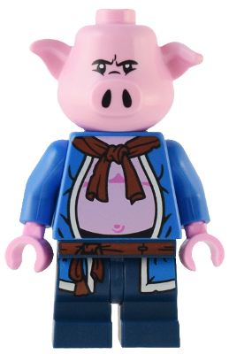 Pigsy - Blue Open Robe, Dark Blue Medium Legs (mk109)
