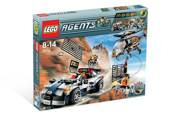 8634 Turbocar Chase (Retired) LEGO Agents