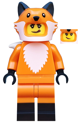 Fox Costume Girl, Series 19 (Minifigure Only) (col355)