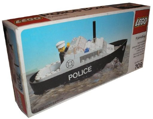 709 Police Boat (Retired) LEGO Town