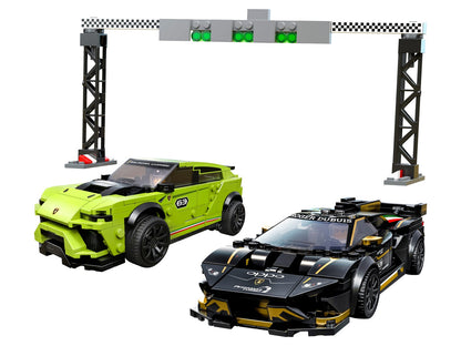 76899 Lamborghini Urus ST-X & Lamborghini Huracan Super Trofeo EVO (Retired) LEGO Speed Champions