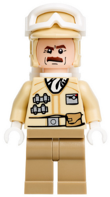 Hoth Rebel Trooper Tan Uniform (Moustache) (sw0425)