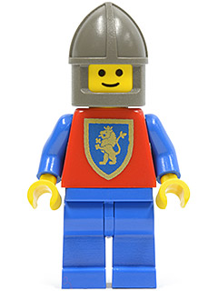 Crusader Lion - Blue Legs, Dark Gray Chin-Guard (cas114)