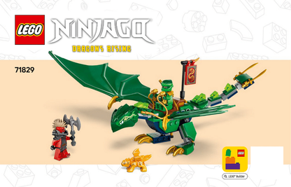 71829 Lloyd's Green Forest Dragon (Used) LEGO Ninjago