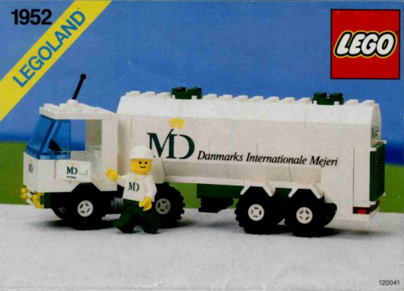 1952 MD Foods Milk Truck (Promotional) (Used) LEGO LEGOLAND