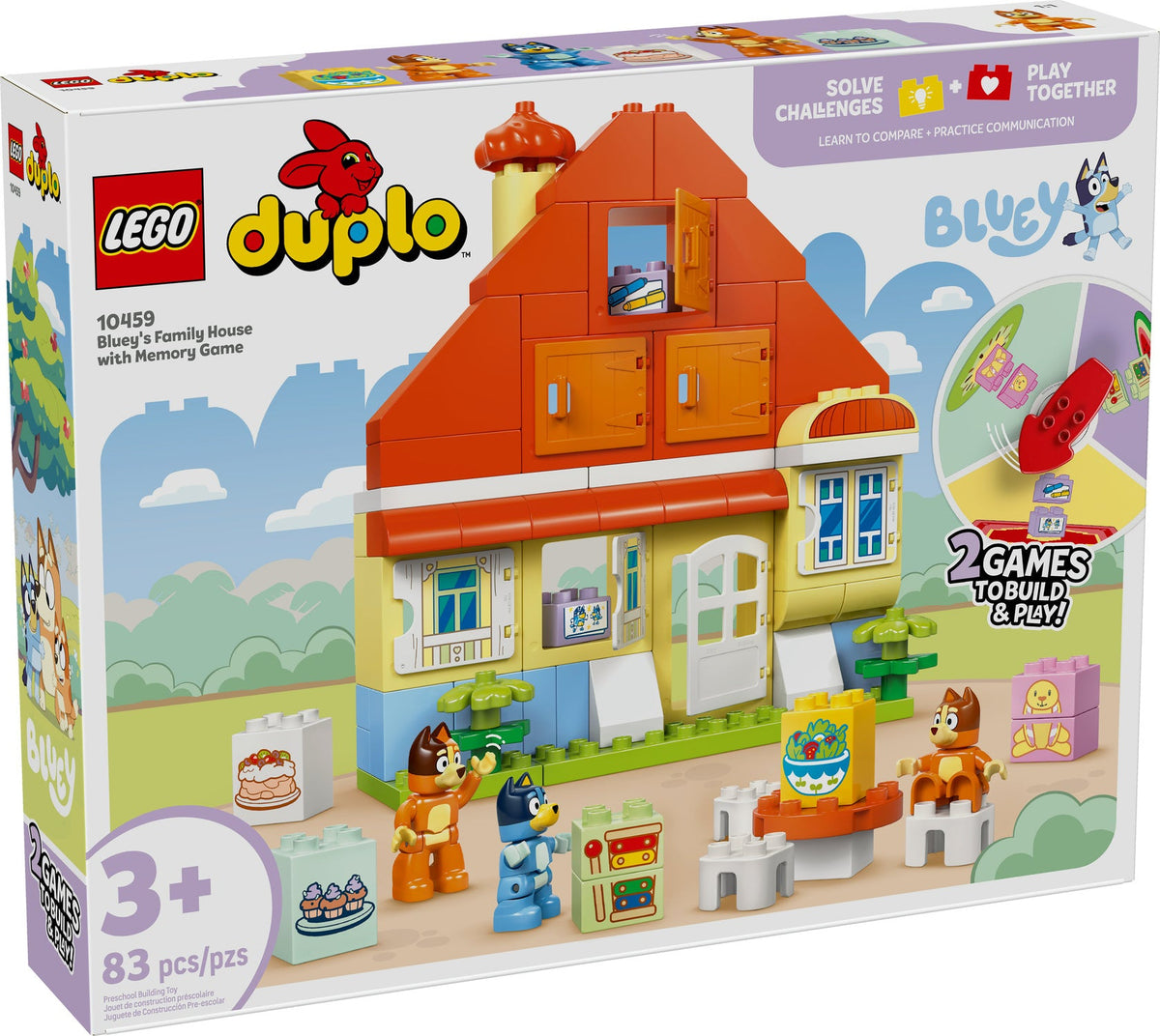 10459 Bluey's Family House with Memory Game (Retired) LEGO DUPLO