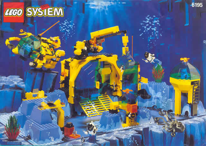 6195 Neptune Discovery Lab / Aqua Dome 7 (Certified) LEGO Aquazone