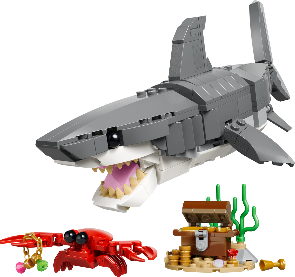 31381 Fierce Shark with a Treasure Chest (Used) LEGO Creator