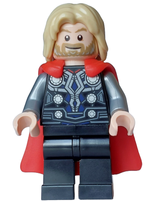 Thor - Flexible Rubber Cape, Black Legs, Tousled Hair (sh0972)