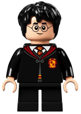 Harry Potter - Gryffindor Robe Clasped, Sweater, Shirt and Tie, Black Short Legs (hp281)