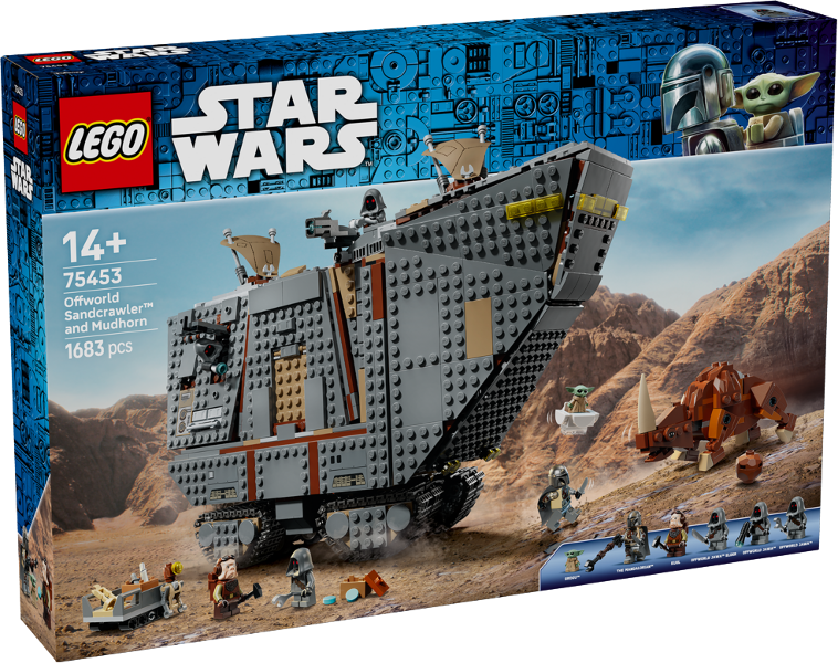 75453 Offworld Sandcrawler and Mudhorn