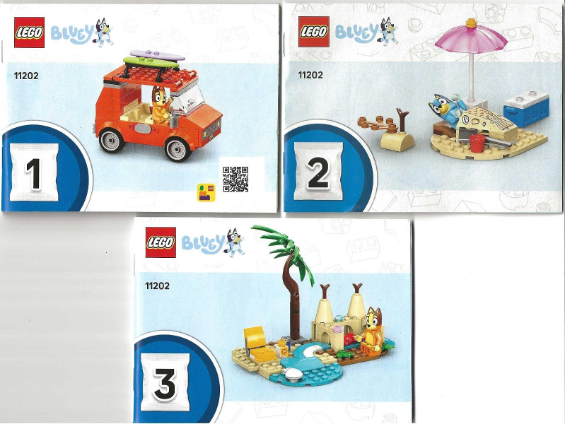 11202 Bluey's Beach & Family Car Trip (Certified) LEGO Bluey