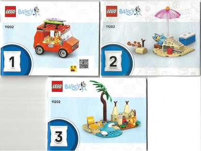 11202 Bluey's Beach & Family Car Trip (Certified) LEGO Bluey