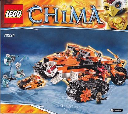 70224 Tiger's Mobile Command (Used) LEGO Legends of Chima