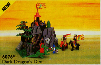 6076 Dark Dragon's Den (Used) LEGO Castle
