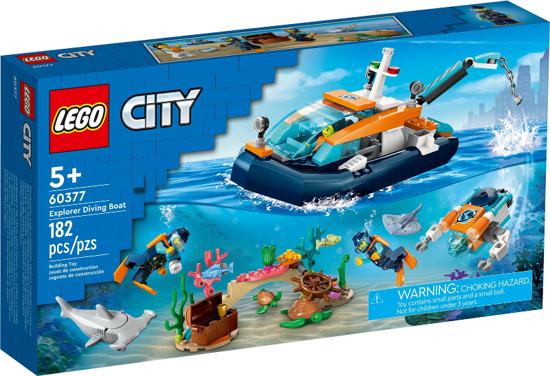 60377 Explorer Diving Boat (Retired) LEGO City