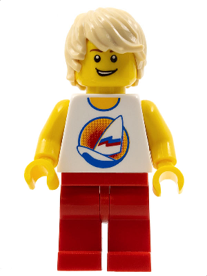 Surfer, Red Legs, Tan Hair (gen139a)