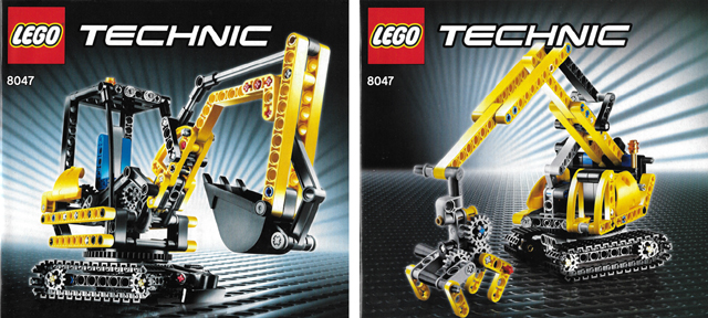 8047 Compact Excavator (Certified) LEGO TECHNIC