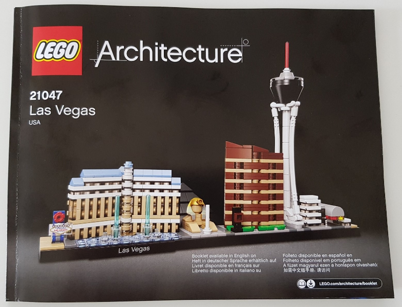 21047 Las Vegas (Bellagio Hotel Version) (Used) LEGO Architecture