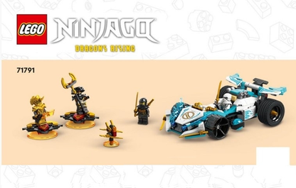 71791 Zane's Dragon Power Spinjitzu Race Car (Used) LEGO Ninjago