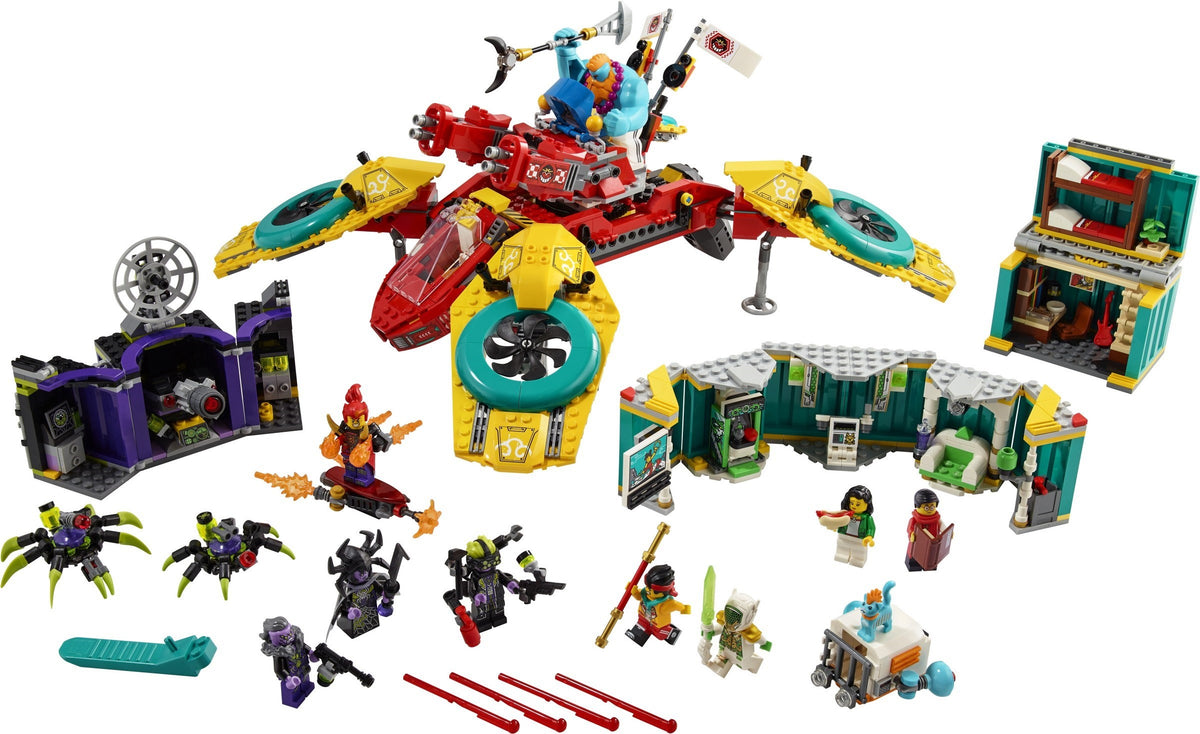 80023 Monkie Kid's Team Dronecopter (Certified) LEGO Monkie Kid
