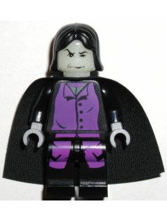 Professor Severus Snape - Prisoner of Azkaban Pattern, Light Bluish Gray Hands (hp050)