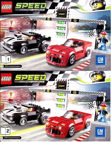 75874 Chevrolet Camaro Drag Race (Used) LEGO Speed Champions