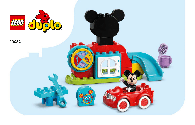 10454 Mickey Mouse Clubhouse & Car (Used) LEGO DUPLO