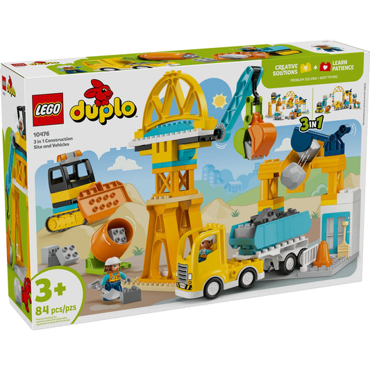 10476 3 in 1 Construction Site and Vehicles