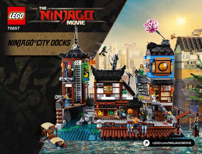 70657 NINJAGO City Docks (Used) LEGO The LEGO Ninjago Movie