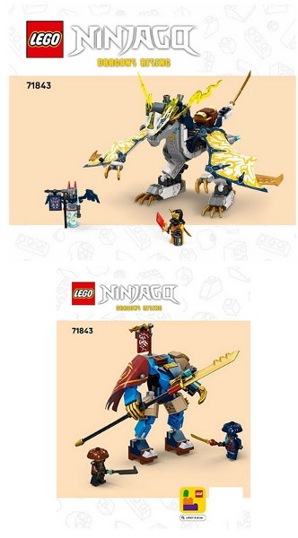 71843 Rogue's Mech Dragon Rider (Used) LEGO Ninjago