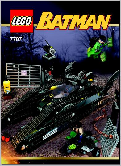 7787 The Bat-Tank: The Riddler and Bane's Hideout (Certified) LEGO Super Heroes