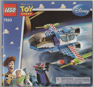 7593 Buzz's Star Command Spaceship (Used) LEGO Toy Story