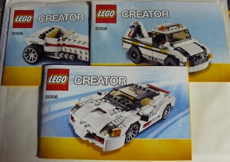 31006 Highway Speedster (Used) LEGO Creator