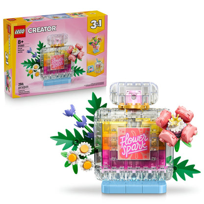 31383 Floral Decor Perfume Bottle
