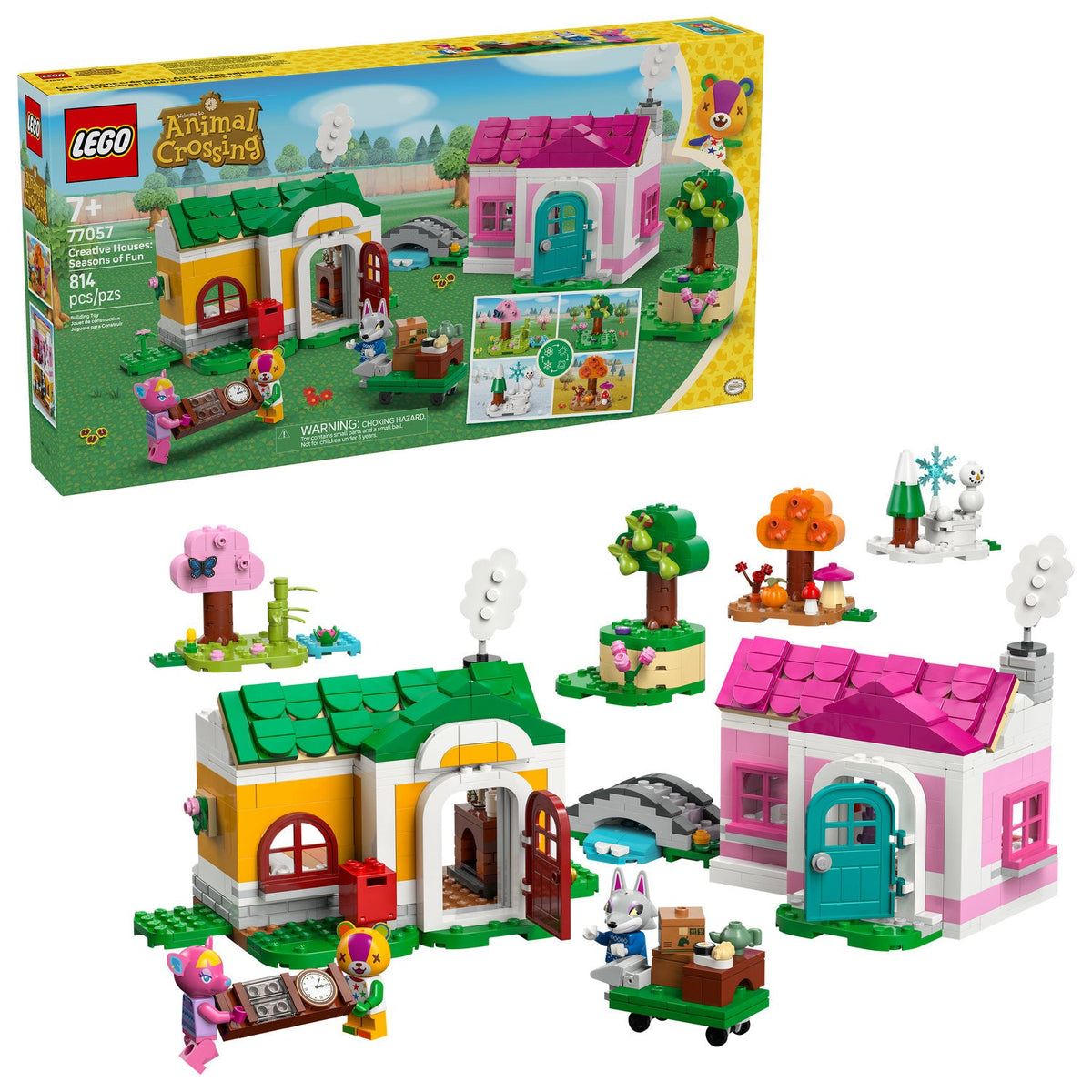 77057 Creative Houses: Seasons of Fun (Retired) LEGO Animal Crossing
