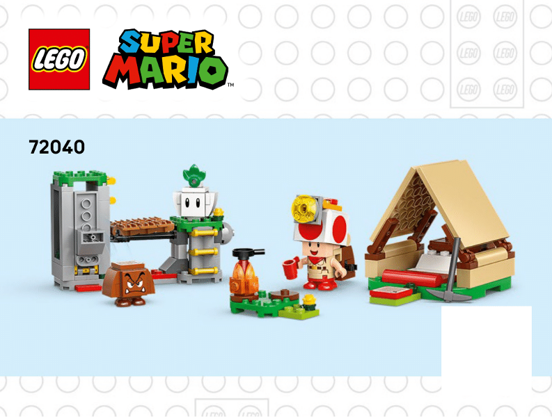 72040 Captain Toad's Camp - Expansion Set (Used) LEGO Super Mario