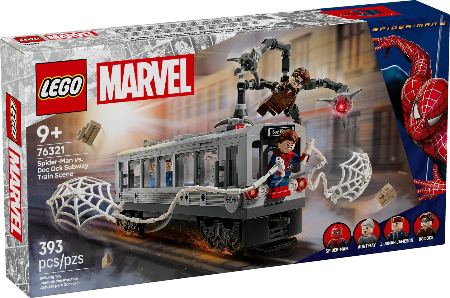76321 Spider-Man vs. Doc Ock Subway Train Scene