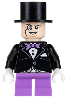 The Penguin - Medium Lavender Short Legs, Black Jacket (sh0060)