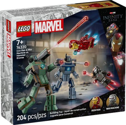 76320 Iron Man & War Machine vs. Hammer Drones (Retired) LEGO Super Heroes