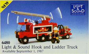 6480 Hook and Ladder Truck (Used) LEGO Town