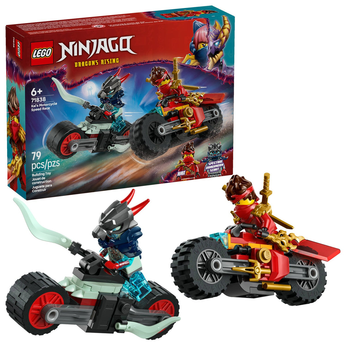 71838 Kai's Motorcycle Speed Race (Retired) LEGO Ninjago