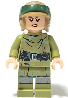 Princess Leia - Endor Outfit, Olive Green Camouflage, Helmet (sw1264)
