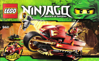 9441 Kai's Blade Cycle (Certified) LEGO Ninjago